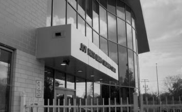 School exterior.
